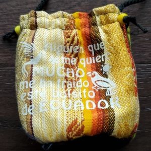 Ecuador souvenir coin bag